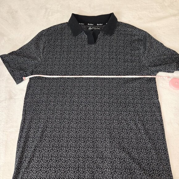 Robert Graham Polo Shirt Men's Size XL Black Pattern Casual Design - Picture 10 of 11